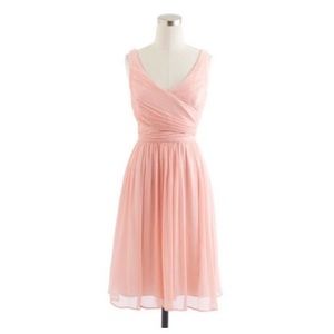 J Crew Bridesmaid Dress Size 10 Misty Rose